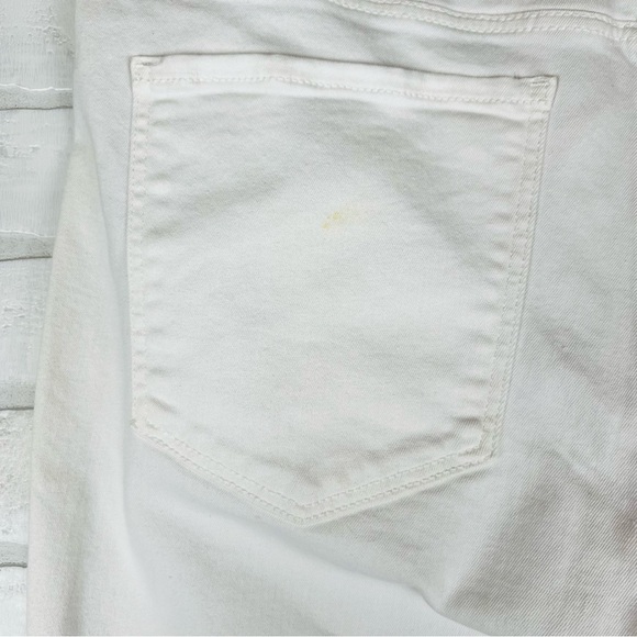 Mid-Rise Rockstar Super Skinny Jeans for‎ Women Distressed White Size 14 - Picture 9 of 13